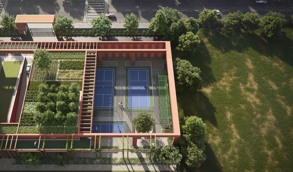  Paddle tennis court
